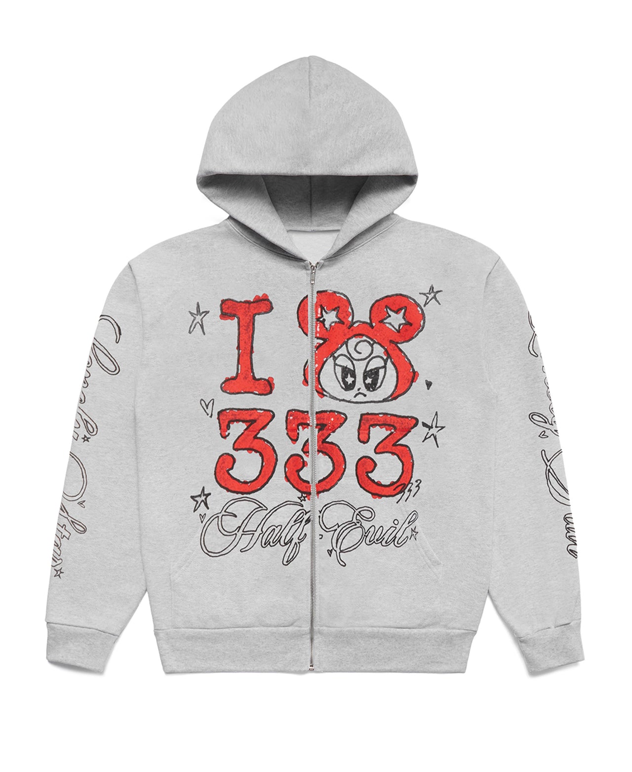 LOV333 ZIP-UP HOODIE