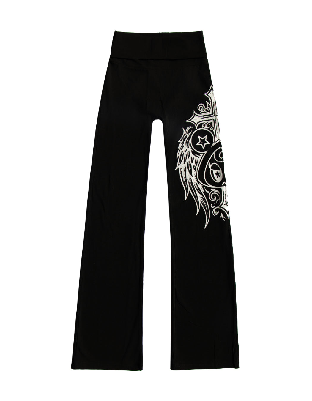 Star Script Fold-Over Pant