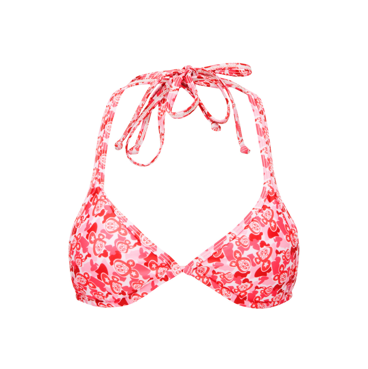 Pink Stargirl Camo Bikini Top