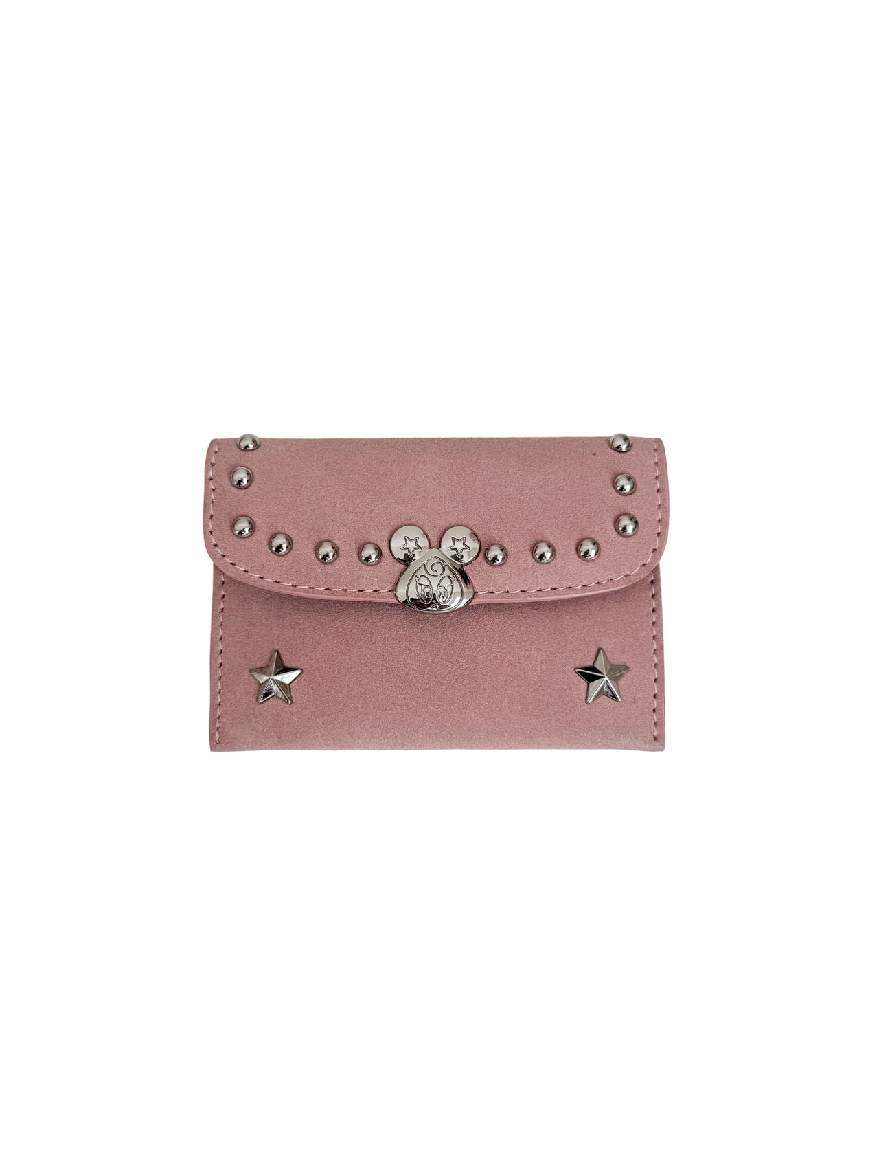 Pink Star Punk Card Holder