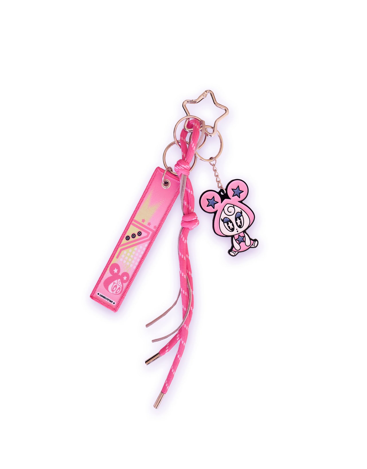 Cyber Starset Pink Keychain