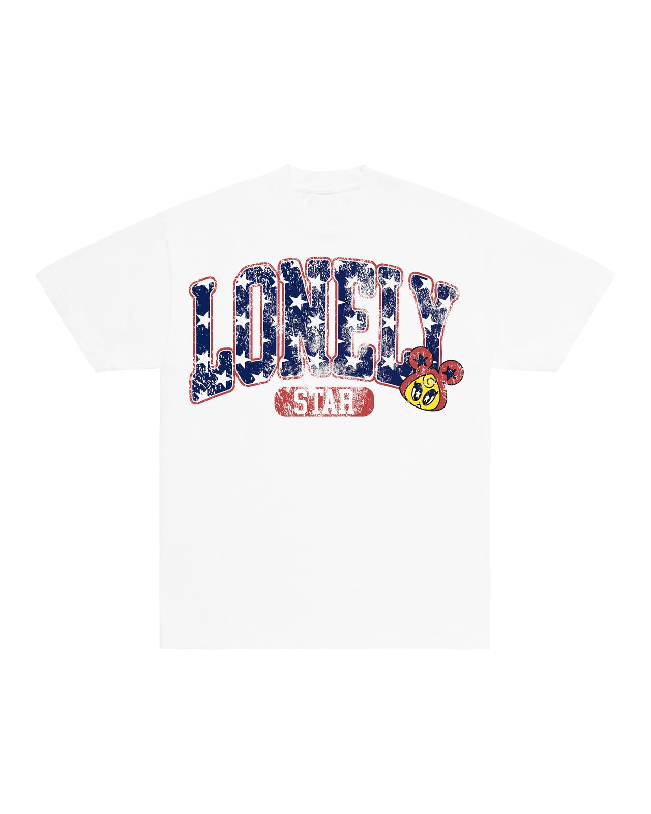 RED WHITE AND STAR TEE